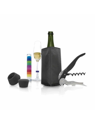 Set 5 accessori vino Pulltex Starter. Idea regalo per il mondo del vino