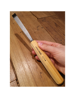 Scalpello legno Pfeil 1/14 lama dritta taglio 14 mm